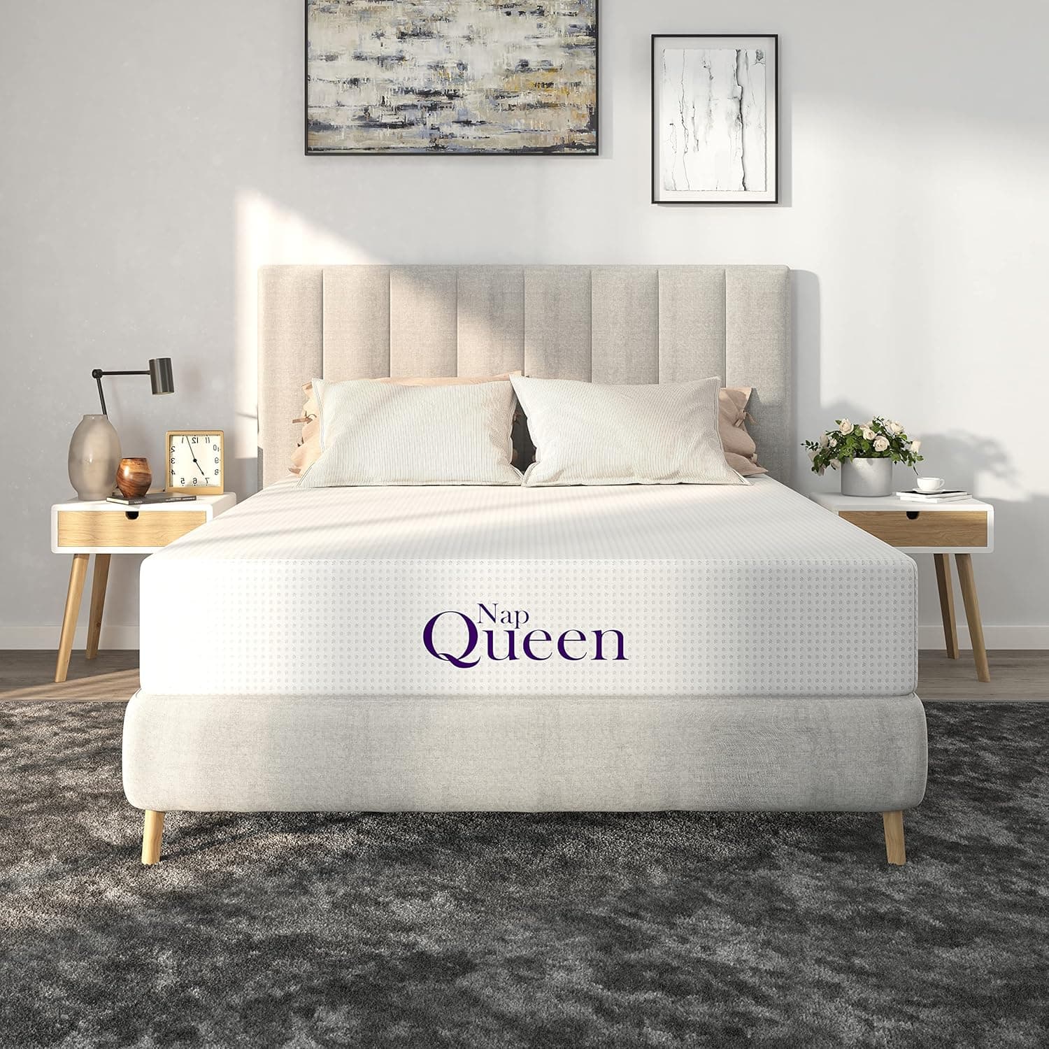 Listing image for NapQueen 8 Inch Full Size Mattress, Bamboo Charcoal Memory Foam